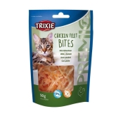 Trixie Premio Chicken Filet Bites лакомство для кошек сушеное куриное филе 50 г (арт 42701)