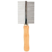 Trixie Comb Double Sided расческа двусторонняя металлическая 17 см (арт 2396)