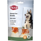 Trixie Denta Fun Knot Chewing Bone Chicken лакомство для собак 70 г (арт 31322)
