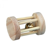 Trixie Wooden Roller With Bell игрушка для грызунов деревянный валик с колокольчиком 3Х5 см (арт 6183)