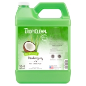 Tropical Clean шампунь «Алоэ и кокос», концентрат, дезодорирующий, для собак и кошек 3,8 л (арт 060197)