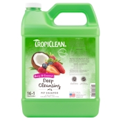 Tropical Clean шампунь «Ягоды и кокос» концентрат глубокого очищения для собак и кошек 3,8 л (арт 060104)