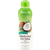 Tropical Clean Шампунь для кошек и собак успокаивающий овсяный с экстрактом чайного дерева 355 мл (арт 202467)