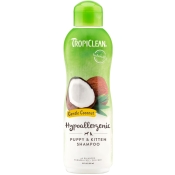 Tropical Clean Puppy&Kitten Shampoo Hipoallergenic Gentle Coconut шампунь для котят и щенков гипоаллергенный с кокосом 355 мл (арт 202474)