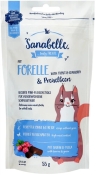 Sanabelle Snack Trout & Cranberry ласощі для котів лосось і журавлина 55 г (арт 621900055)