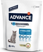 Advance Cat Sterilized Turkey сухий корм для дорослих стерилізованих котів з індичкою 0.4 кг (арт 922227)