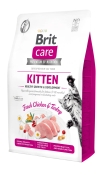 Brit Care Cat GF Kitten HGrowth & Development беззерновой сухий корм для кошенят зі свіжою куркою 0.4 кг (арт 171279/0686)