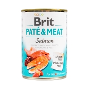 Brit Pate & Meat Salmon/Chicken консерви для собак усіх порід 400 г (арт 100864/100071/0267)