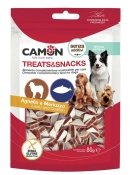 Camon Dog Treats Triangular Sandwich With Lamb&Cod ласощі для собак трикутний сендвіч з ягням і тріскою 80 г (арт AE708)