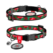 WauDog Nylon малюнок "Гранат" нашийник для котів нейлоновий XS (арт 279-4052)