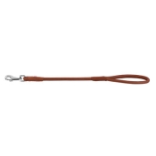 WauDog Soft Brown Round повідець для собак шкіряний коричневий L (арт 04856)