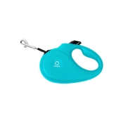 Collar Blue повідець-рулетка для собак блакитна зі світловідбивною стрічкою розмір S (арт 81242)
