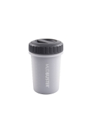 Dexas Mudbuster Lidded лапомойка для собак средняя с крышкой, светло-серый 15 см (арт PW710L-429)