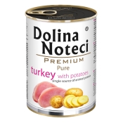 Dolina Noteci Dog Premium Pure Turkey вологий корм для собак з індичкою та картоплею 800 г (арт DN 800 (623))