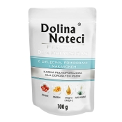 Dolina Noteci Dog Premium Small Breed With Veal вологий корм для собак дрібних порід з телятиною, помідорами та локшиною 100 г (арт DN 100 (878))