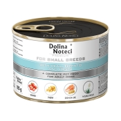 Dolina Noteci Dog Premium Small Breed With Veal вологий корм для собак дрібних порід з телятиною, помідорами та локшиною 185 г (арт DN 185 (434))