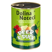 Dolina Noteci Dog Superfood Deer & Duck вологий беззерновий корм для собак з олениною та качкою 400 г (арт DN 400 (626))