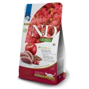 Farmina Cat N&D Quinoa Grain Free Duck & Apple Hairball Adult сухий беззерновий корм для дорослих котів для виведення грудок шерсті з м’ясом качки та яблуком