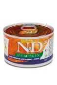 Farmina Dog N&D Pumpkin Grain Free Lamb & Blueberry Puppy Mini вологий беззерновий корм для цуценят дрібних порід з м’ясом ягняти та чорницею