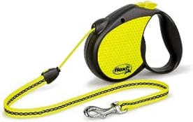 Flexi Standart Neon повідець-рулетка для середніх порід собак трос M (арт PN2.256.S NEORE.12)