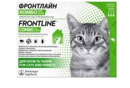 Boehringer Ingelheim Frontline Combo краплі від бліх та кліщів для котів (арт 159 916)