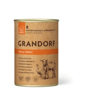 Grandorf Dog Grain Free Veal & Turkey Adult All Breeds вологий беззерновий корм для дорослих собак всіх порід з м’ясом телятини та індички
