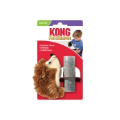KONG Refillables Hedgehog игрушка для кошек ежик с кошачьей мятой 10 × 6 см (арт 11462)