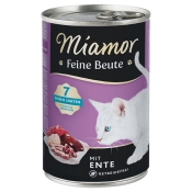 Miamor Cat Feine Beute with Duck вологий корм для котів беззерновий з качкою 400 г (арт 74463)