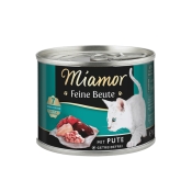 Miamor Cat Feine Beute with Turkey вологий корм для котів беззерновий з індичою 185 г (арт 74442)