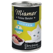 Miamor Kitten Feine Beute with Poultry вологий корм для кошенят беззерновий з домашньою птицею 400 г (арт 74470)