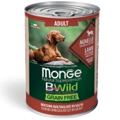 Monge Bwild Dog Adult All Breed Agnello вологий корм для собак усіх порід беззерновий з ягням та кабачками 400 г (арт 70012614)