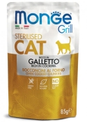Monge Cat Grill Sterilized Chicken вологий беззерновий корм для котів стерилізованих 85 г (арт 70013635)