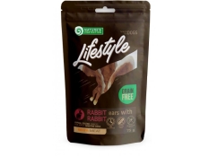 Nature's Protection Lifestyle Snack For Dogs Dried Rabbit Ears With Rabbit ласощі для собак 75 г (арт SNK46140)