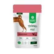 Nature's Protection Prime Active Adult Dog All Breeds With Chicken And Beef вологий корм для дорослих собак з куркою та яловичиною для підтримки енергії 500 г (арт NPPR70470)