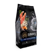 Savory Gourmand Salmon & White Fish сухий корм для довгошерстих кішок 2 кг (арт 30020)