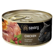 Savory With Chicken вологий корм для стерилізованих котів, з куркою, 200 г (арт 30754)