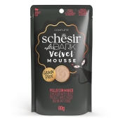 Schesir After Dark Chicken Beef вологий корм для котів з куркою та яловичиною мус 80 г (арт 132307)