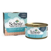 Schesir Kitten Tuna&Aloe in Jelly вологий корм для кошенят з тунцем та алое в желе 85 г (арт 750330)