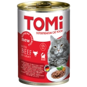 TOMi Cat Beef in Gravy вологий корм для котів з яловичиною 400 г (арт 157046)