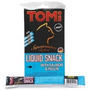 TOMi Liquid Snack Salmon&Inulin рідкі ласощі для котів з інуліном 15 г (арт 490167)