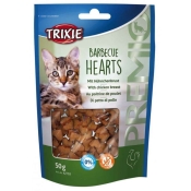 Trixie Premio Barbecue Hearts ласощі для котів сердечка з куркою 50 г (арт 42703)