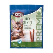 Trixie Premio Stick Quintett ласощі для котів палички з домашньою птицею та печінкою 5 шт. Х 5 г (арт 42724)
