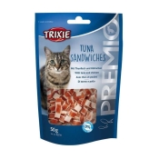 Trixie Premio Tuna Sandwiches ласощі для котів кубики з тунцем і куркою 50 г (арт 42731)